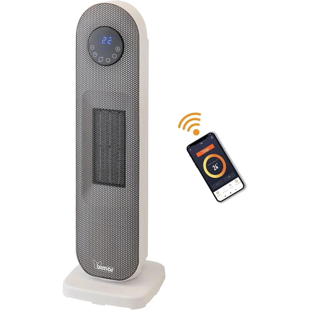 Bimar Termoventilatore Wi-Fi AMA10 Ceramica a Colonna Basso Consumo - immagine 2