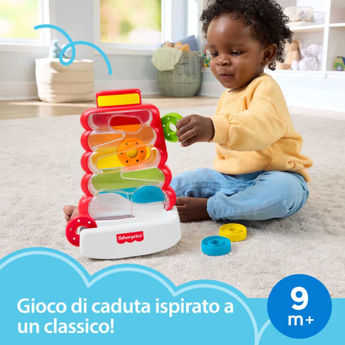 Fisher Price - Piramide 5 Anelli JLB81 - immagine 5