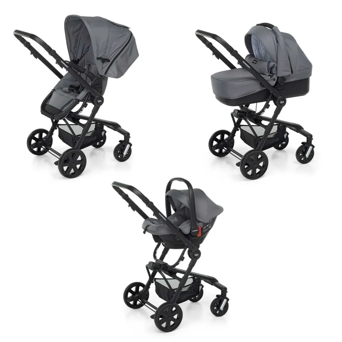 Foppapedretti - Trio Up3 Travel 2024 con Seggiolino Auto Up3 ISize R129 - immagine 8